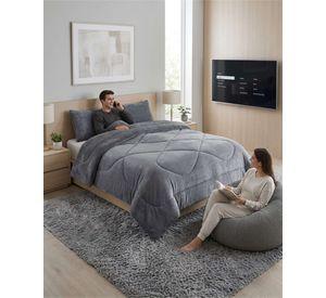 Cubrecamas Plush Con Chiporro Premium 2 Plazas m9