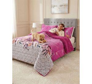 Cubrecamas Sherpa 2 Plazas Plush Ultra Suave De Lujo m2