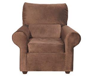 Sillon Beron 1c Felpa Chocolate 95 x 90 x 100