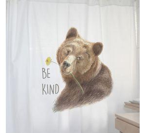 CORTINA DE BAÑO ALGODÓN OSO AMABLE
