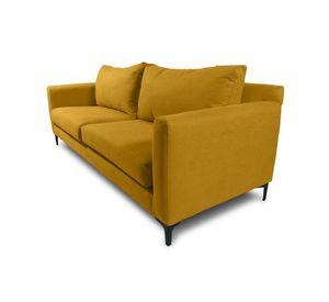 Sofá Alanna Felpa Ambarino 3 Cuerpos