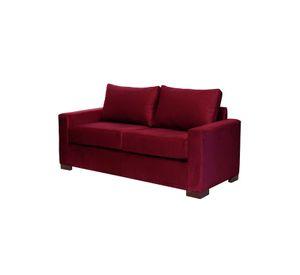 SOFA LIVORNO 2C TELA VELVET BURDEO