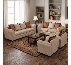 Juego de Living 3 2 1 1 Aconcagua Beige