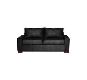 SOFA LIVORNO 3C CUERO KENTUCKY NEGRO