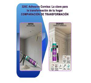 Caja 12 Adhesivo Para Cornisas Y Poliestireno Akfix 320c 310