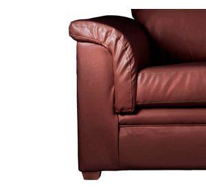 SOFA ANCONA 3C PU GRANO CHOCOLATE