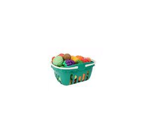 Juguete de corte de cocina de frutas y verduras 51 piezas multicolor