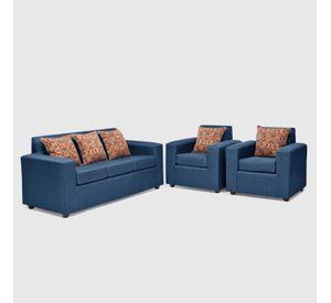 JUEGO LIVING PARIS 3.1.1 TELA AZUL