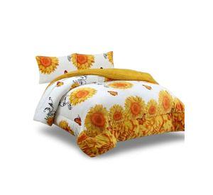 Juego de Cama Cubrecama Con Sherpa Quilting Premium King