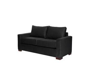 SOFA LIVORNO 2C TELA VELVET NEGRO