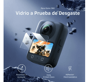 Lámina de Vidrio Templado para Cámara DJI Osmo 360
