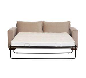 Sofa Cama Livorno 2Pl Tela Velvet Beige