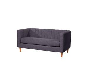 SOFA SORRENTO 2C LINO GRIS OSCURO