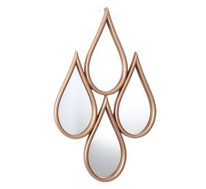 Espejo Decorativo Enmarcado Estilo Europeo Forma Gotas Jhn