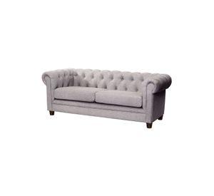 SOFA FLORENCIA 3C LINO GRIS CLARO
