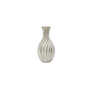 Florero Decorativo Jarrón Escultural Diseño Remolino Jhn