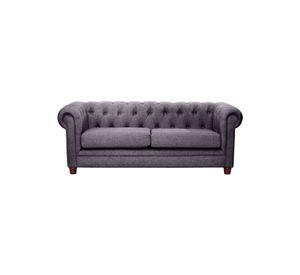 SOFA FLORENCIA 3C LINO GRIS OSCURO