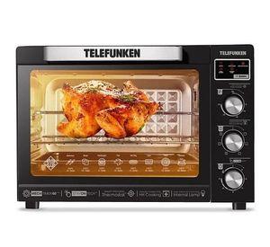 Horno de mesa eléctrico Telefunken TF E850C 80L Negro Capacidad 80 Litros 2200w