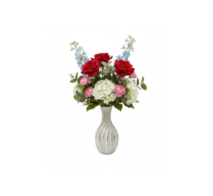 Florero Decorativo Jarrón Escultural Diseño Remolino Jhn