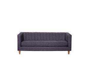 SOFA SORRENTO 3C LINO GRIS OSCURO