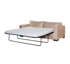 Sofa Cama Livorno 2Pl Cuero Kentucky Beige