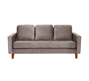 SOFA VENECIA 3C TELA VELVET GRIS