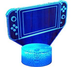 Lámpara ilusión 3D De Nintendo 7 Colores Led