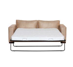 Sofa Cama Livorno 2Pl Cuero Kentucky Beige