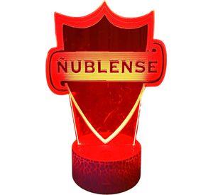 Lámpara ilusión 3D Ñublense 7 colores led