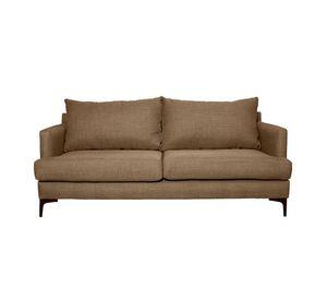 Sofá Aldara Chenille Tipo Lino Beige 2C