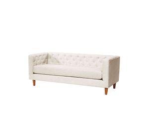 SOFA BRESCIA 3C LINO BLANCO