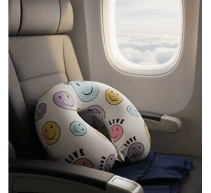 Cojin Almohada Cervical De Viaje Estampado Animado