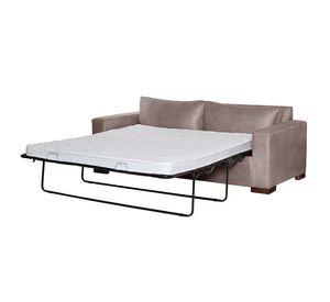 Sofa Cama Livorno 2Pl Cuero Kentucky Gris