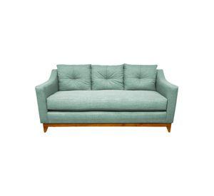 SOFÁ CARRERA CHENILLE VERDE MENTA 3 CUERPOS