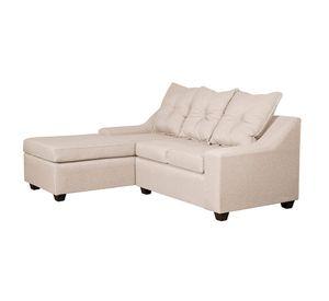Seccional Viena 3 cuerpos  Izquierdo  Tela Beige 195x 1x55x 90