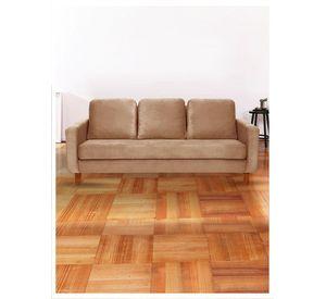 SOFA VENECIA 3C TELA VELVET BEIGE