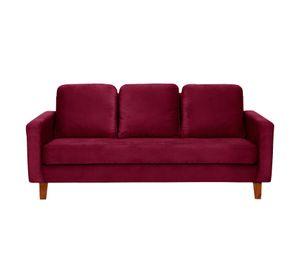 SOFA VENECIA 3C TELA VELVET BURDEO