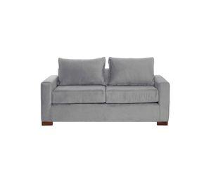 SOFA LIVORNO 2C TELA VELVET GRIS