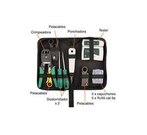 Kit herramientas reparación Redes 12 accesorios