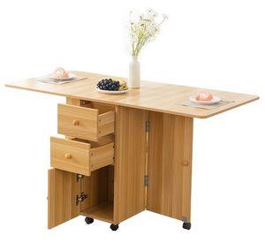 Mesa comedor plegable multiuso Bambú Nativo