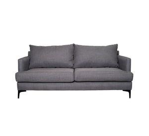 Sofá Aldara Chenille Tipo Lino Gris 2C