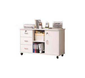 Mueble De Oficina Cajonera Archivador Gabinete 90x59x34cm Chic Home