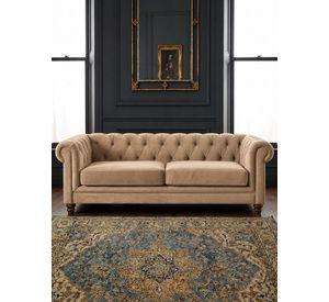 SOFA FLORENCIA 3C TELA VELVET BEIGE