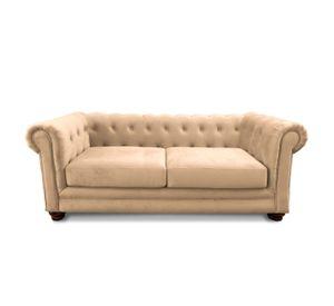 SOFA FLORENCIA 3C TELA VELVET BEIGE