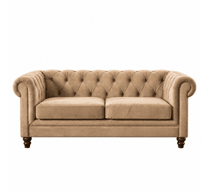 SOFA FLORENCIA 3C TELA VELVET BEIGE