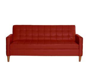 FUTON GENOVA  PU ROJO