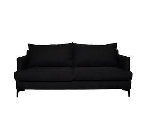 Sofá Aldara Felpa Negro 2C