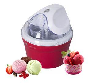 Maquina Helados Ice Cream Maker Blanik Rojo 14lt 12w + Recetas