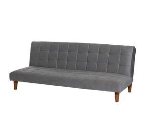 FUTON TURIN  TELA VELVET GRIS