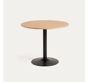 Mesa De Comedor Redonda Nordika Venhoouse Natural 80cm